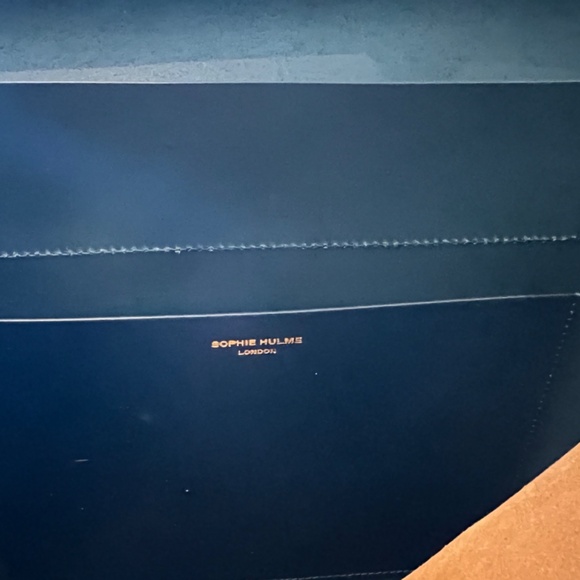 NWT Sophie Hulme London Bag, Blue - Picture 8 of 15